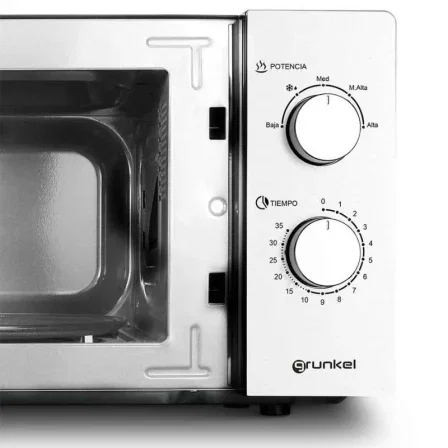 Grunkel Microondas con Grill MWG-20INOX, 700W, Capacidad 20L, Acero Inoxidable Grunkel Microondas con Grill MWG-20INOX, 700W, Capacidad 20L, Acero Inoxidable